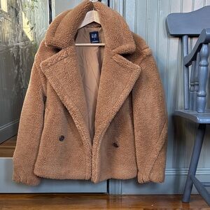GAP Warm Tan Sherpa Jacket